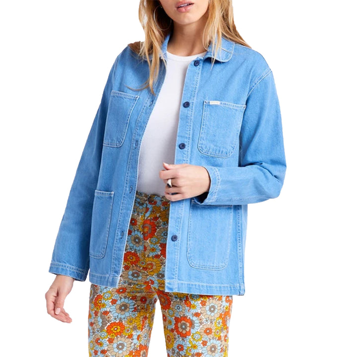 Brixton Detroit Chore Coat - Women's 70's Blue