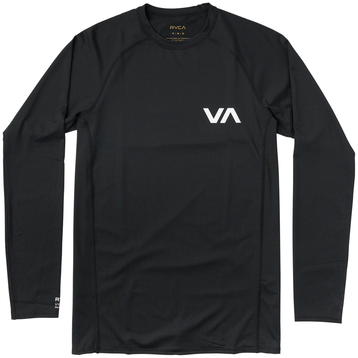 RVCA Long Sleeve Rashguard Black