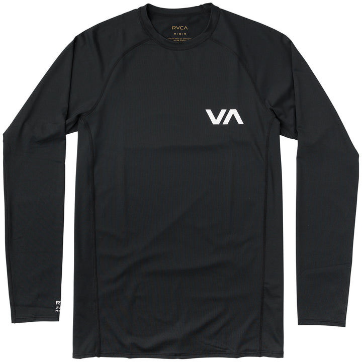 RVCA Long Sleeve Rashguard Black