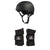Triple 8 Sweatsaver Liner Skateboard Helmet + Wristsaver Slide On Wrist Guards