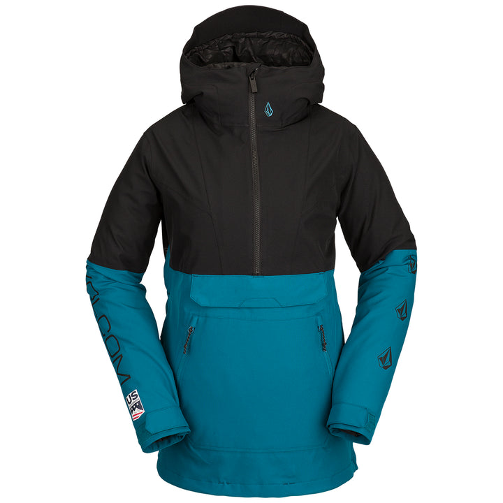 Volcom Mirror Pullover Jacket - Women's Usst Glacier Blue