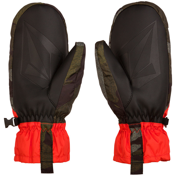 Volcom Puff Puff Mittens Orange