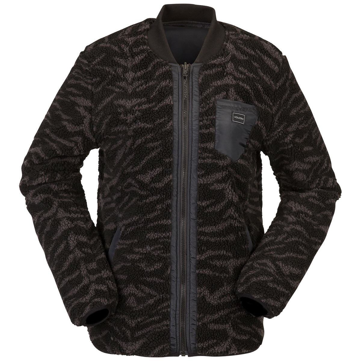 Volcom Reversible Polar Jacket - Women's White Tiger