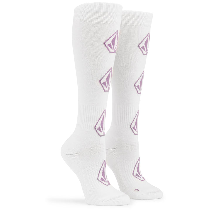 Volcom Sherwood Snowboard Socks - Women's White