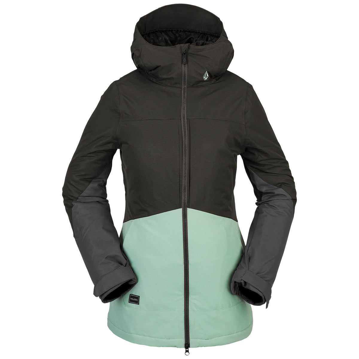 Volcom Strayer Insulated Jacket - Women's Black Green