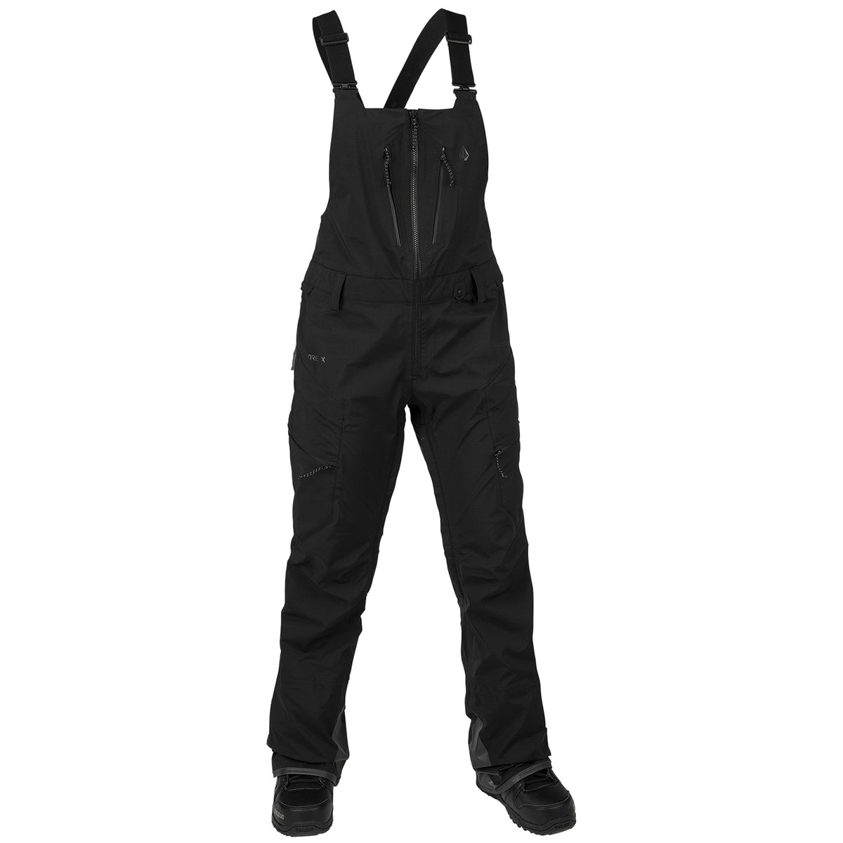Volcom VS 3L Stretch GORE-TEX Bib Overalls - Women's Black.