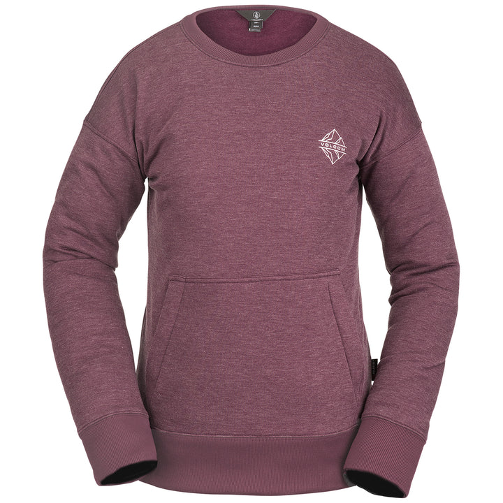Volcom Polartec® Crew Fleece - Women's Merlot