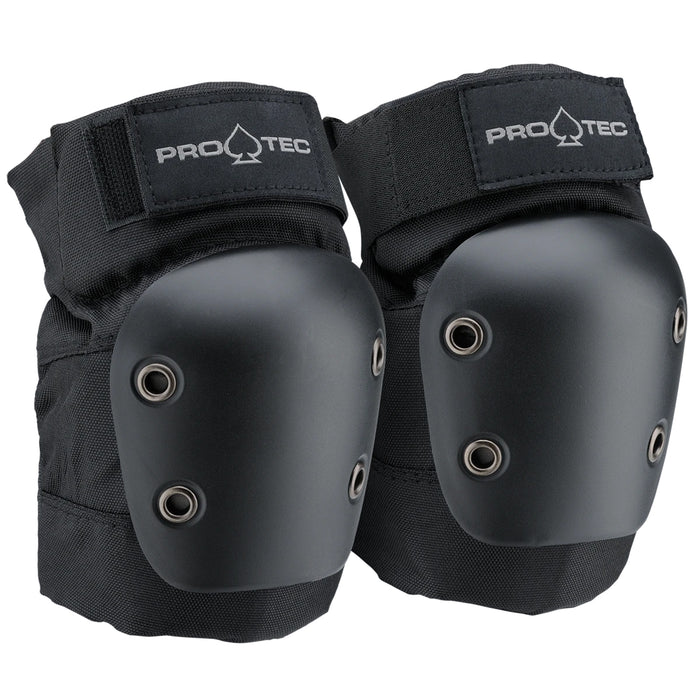 Pro-Tec Street Gear Junior Open Back Skateboard Pads 3-Pack - Kids' Black