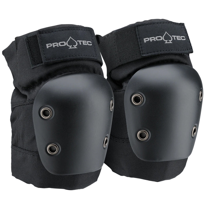 Pro-Tec Street Gear Junior Open Back Skateboard Pads 3-Pack - Kids' Black