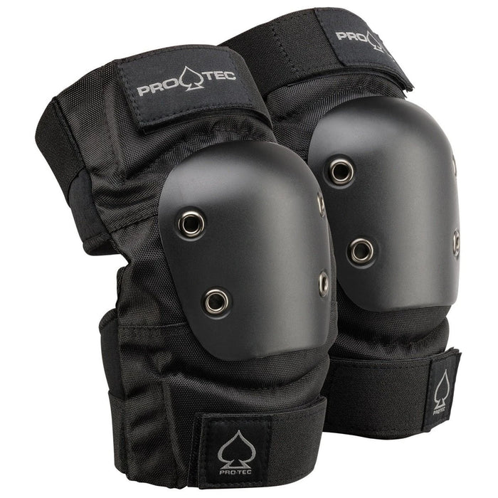 Pro-Tec Street Gear Junior Open Back Skateboard Pads 3-Pack - Kids' Black