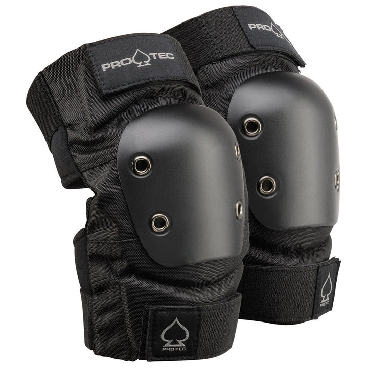 Pro-Tec Street Gear Junior Open Back Skateboard Pads 3-Pack - Kids' Black