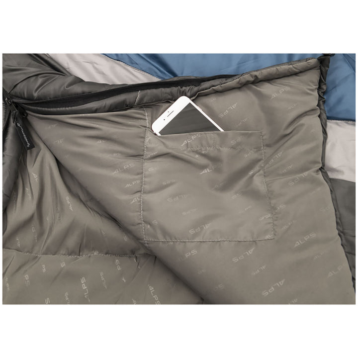Alps Mountaineering Spectrum 20 Sleeping Bag Blue/Charcoal
