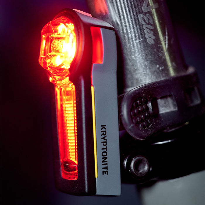 Kryptonite Incite XBR Rear Bike Light Black