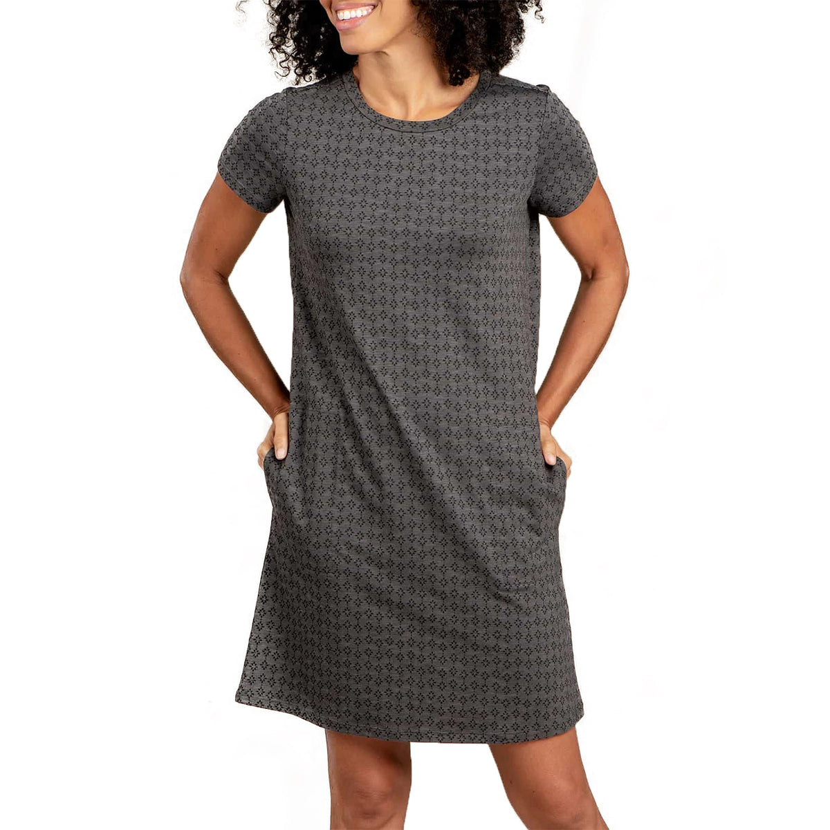 Toad & Co Windmere II Dress - Women's Soot Texture Print
