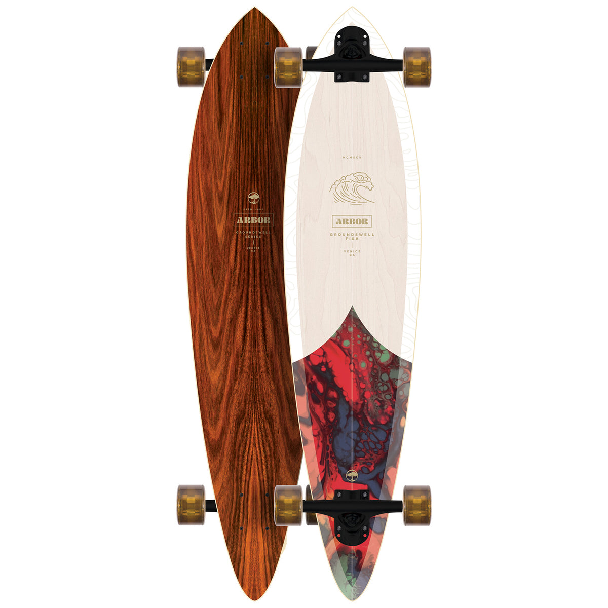 Arbor Fish Groundswell Longboard Complete