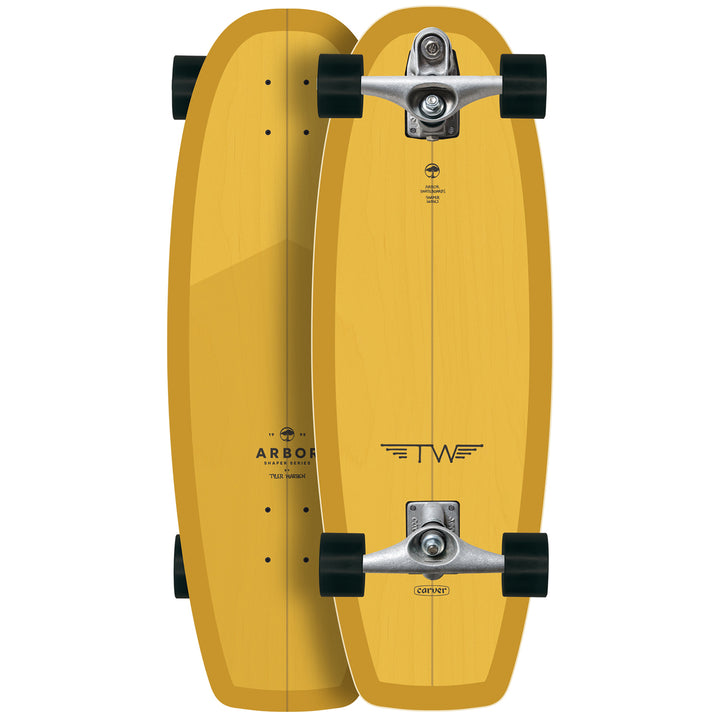 Arbor Warren Shaper Skatesurf Longboard Complete