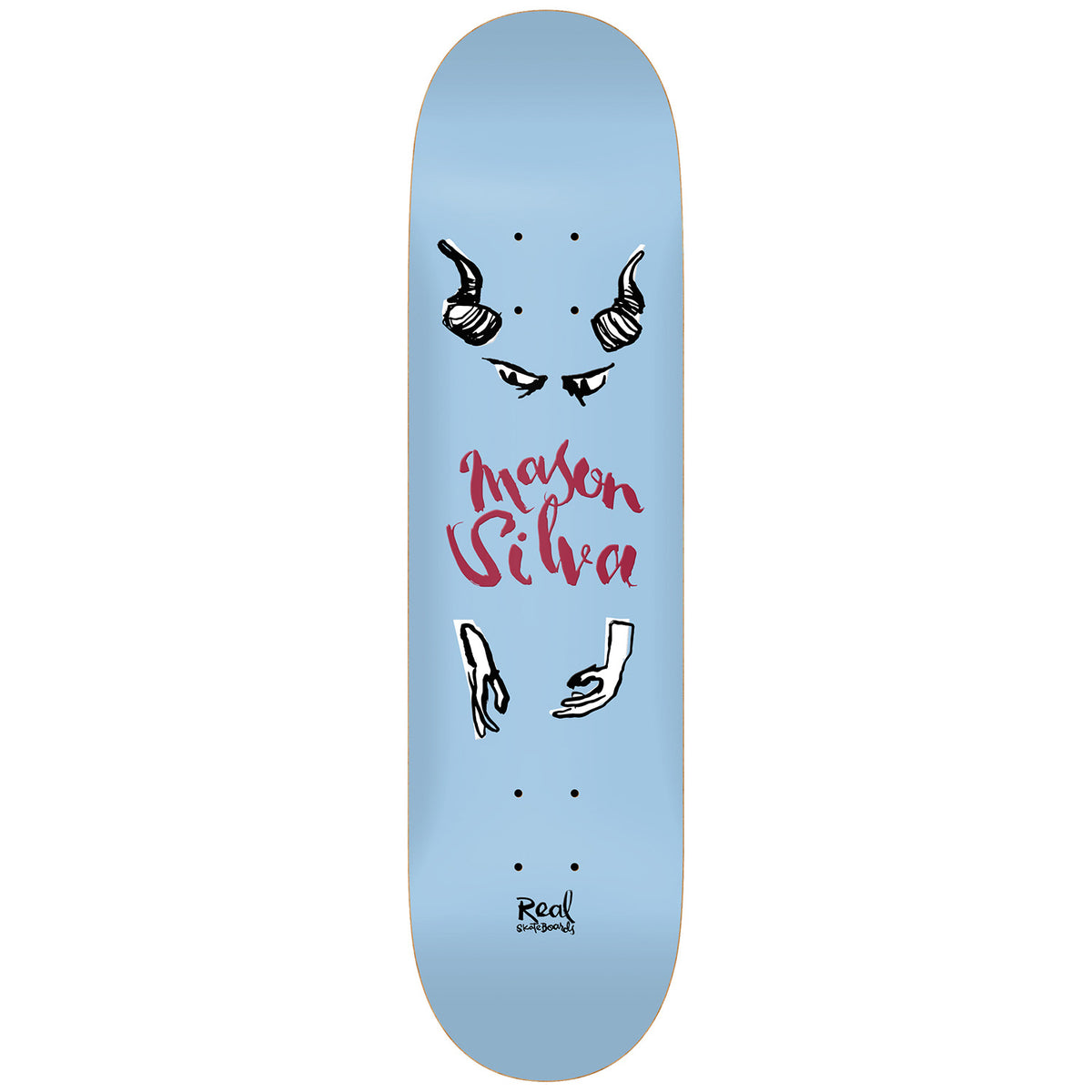 Real Mason By Natas 8.28 Skateboard Deck