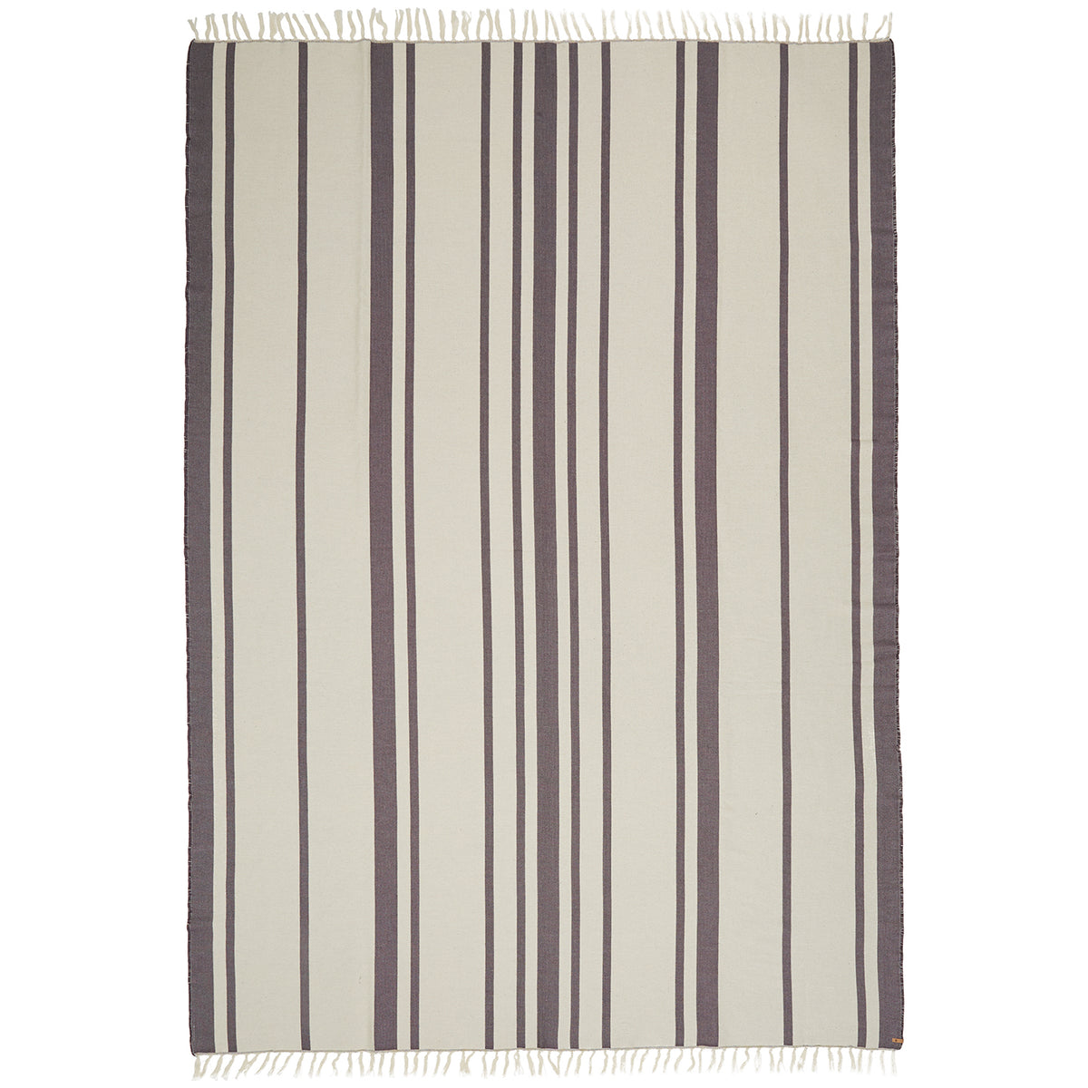 Tentree Organic Cotton Breeze Stripe Woven Towel Pearl Blue/Elm White