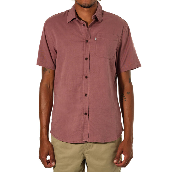 Katin Saul Short-Sleeve Shirt - Men's Dark Clay
