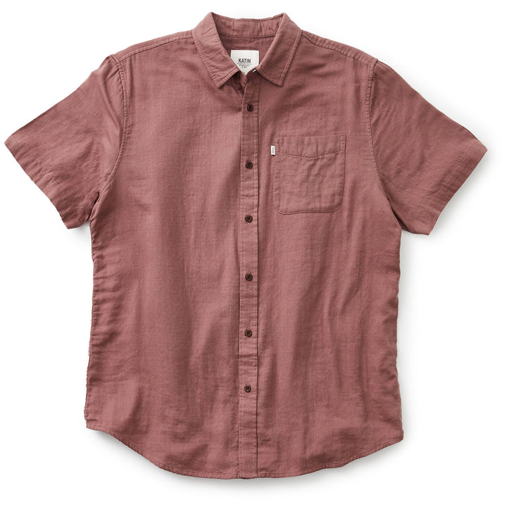 Katin Saul Short-Sleeve Shirt - Men's Dark Clay