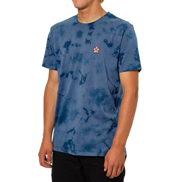 Katin Trippy Embroidered T-Shirt - Men's Navy Cloud