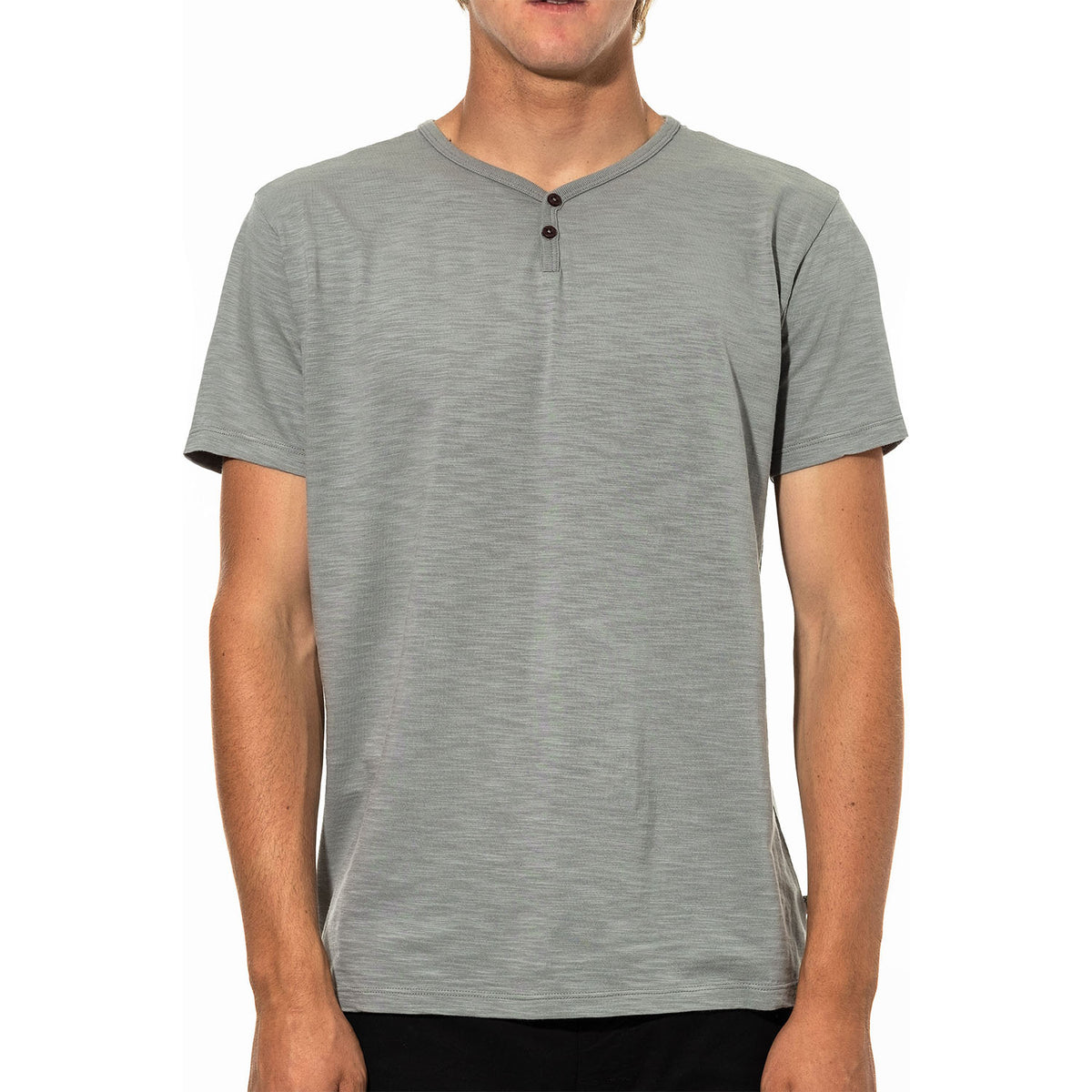 Katin Folk Henley T-Shirt - Men's Grey Green