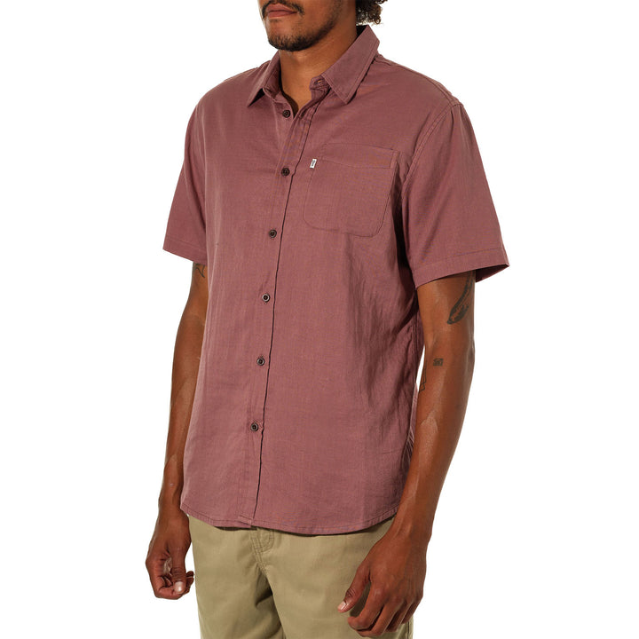 Katin Saul Short-Sleeve Shirt - Men's Dark Clay
