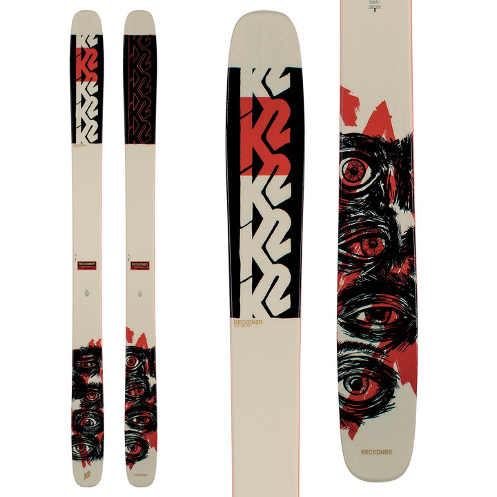 K2 Reckoner 112 Skis + Salomon Warden MNC 13 Bindings 2021