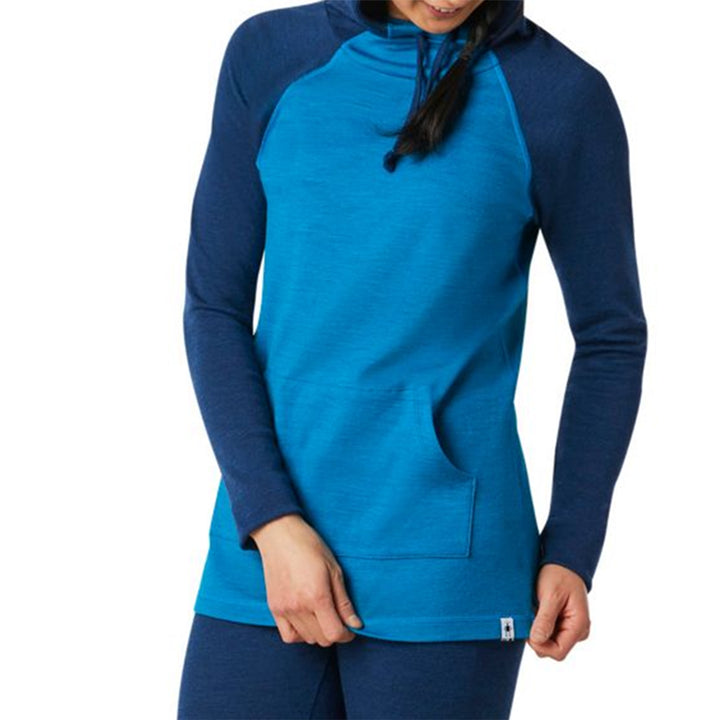 Smartwool Merino 250 Drape Neck Hoodie - Women's Ocean Abyss Heather