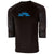 Spacecraft Swayze 3/4 Sleeve Jersey Black/Cyan