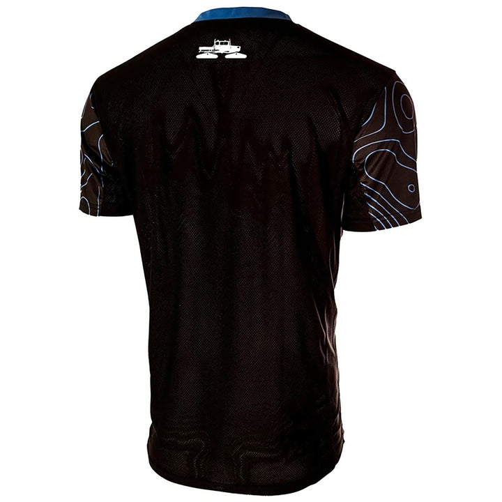 Spacecraft Rock Crusher Jersey Black/Cyan
