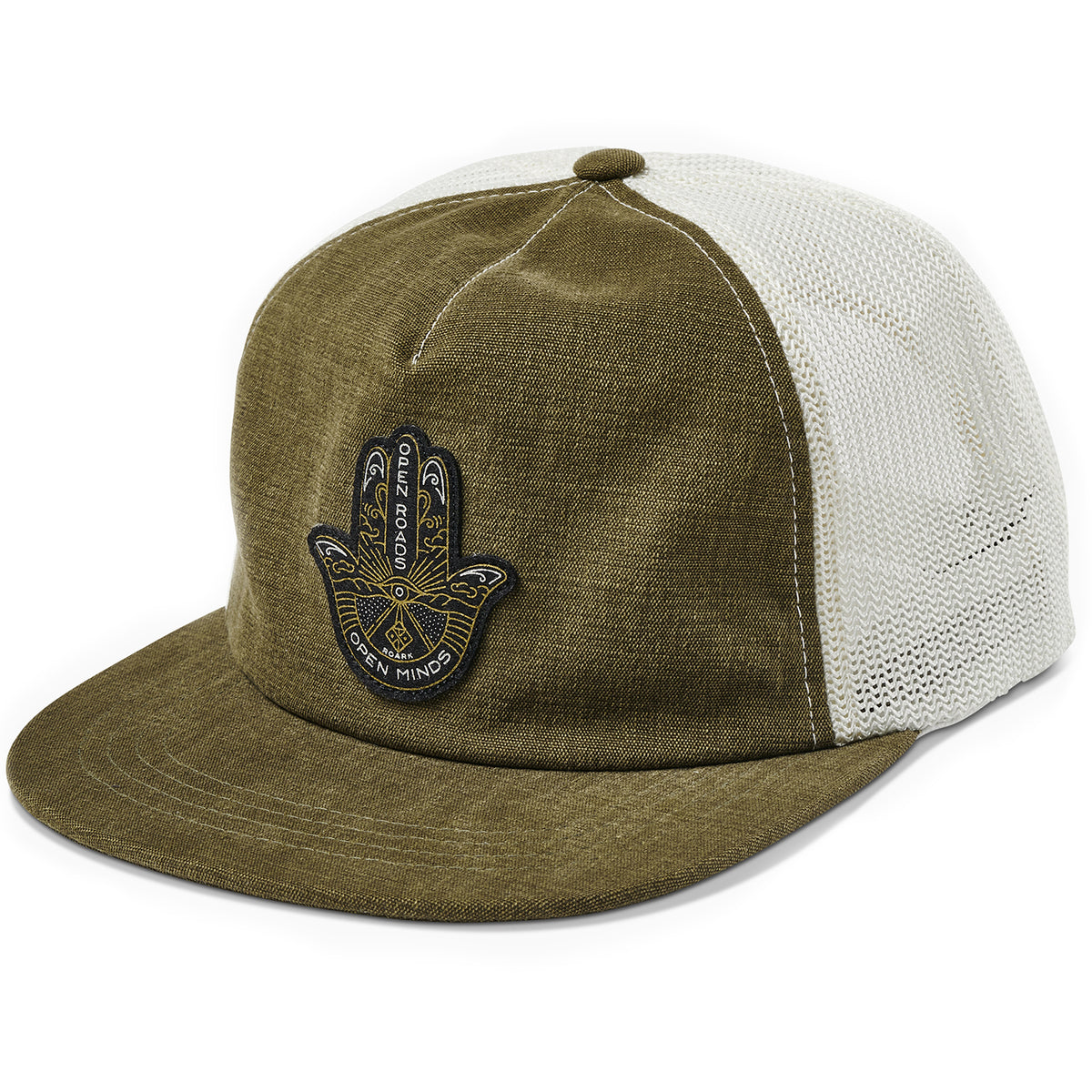 Roark Open Roads Open Minds Trucker Hat Military