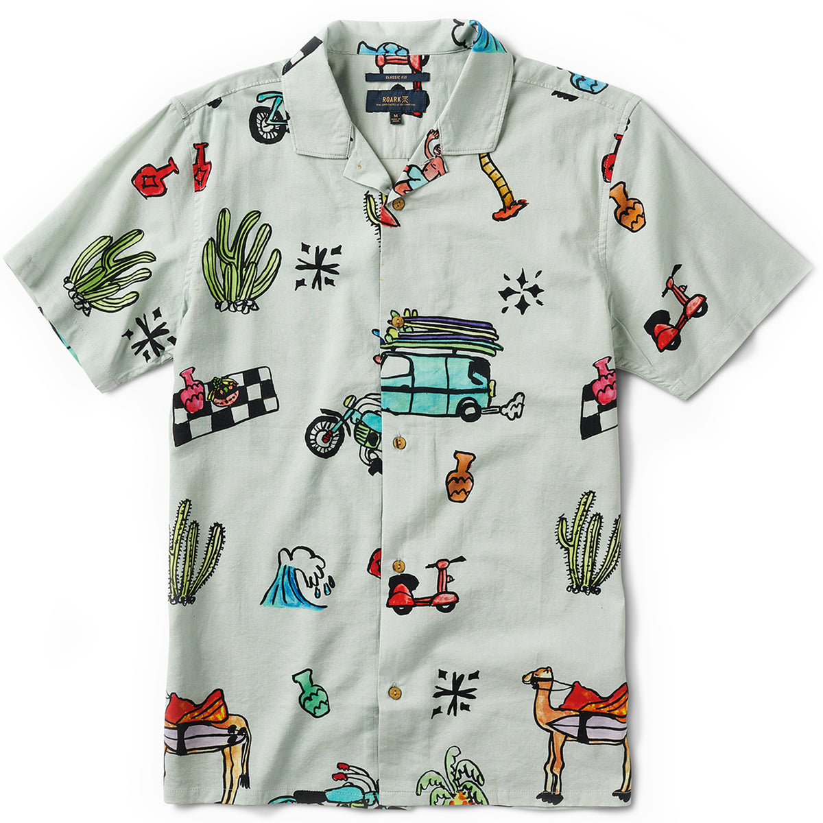 Roark Always Right Short-Sleeve Shirt - Men's Off White