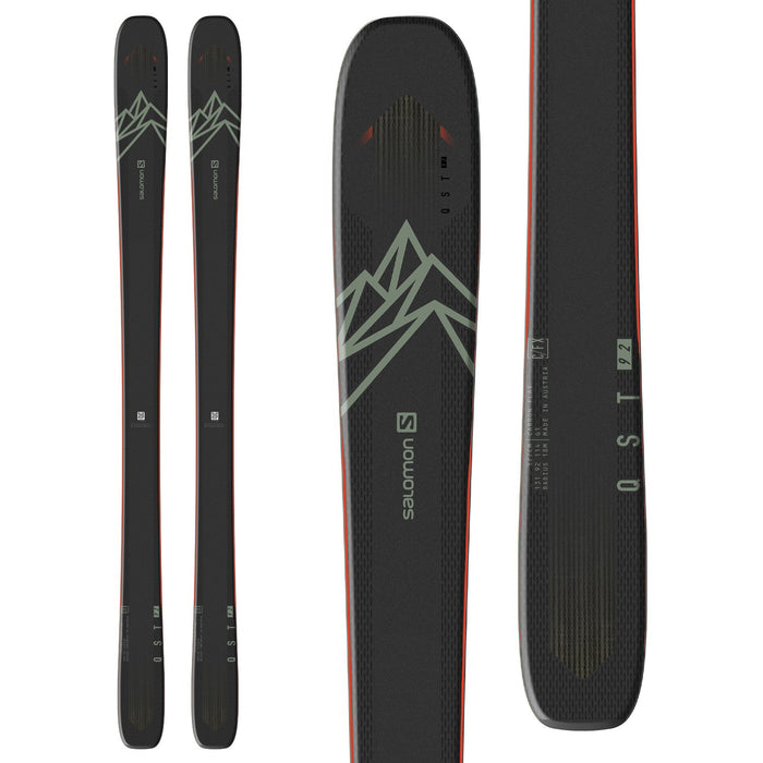 Salomon QST 92 Skis + Warden 13 Demo Bindings 2021
