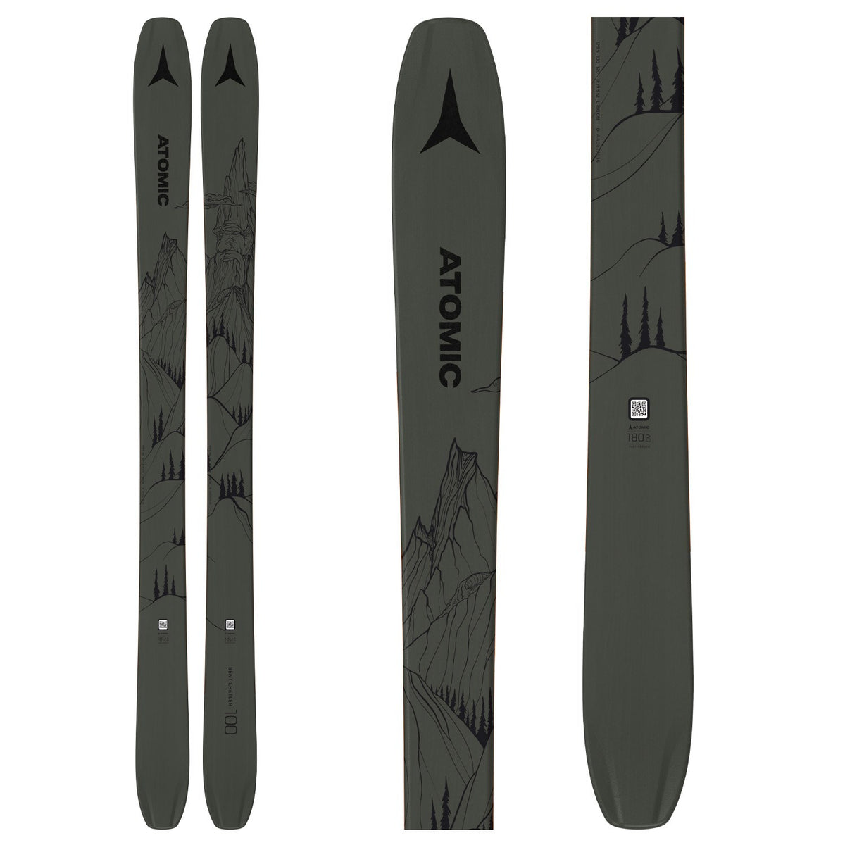 Atomic Bent Chetler 100 Skis + Warden 13 MNC Demo Bindings 2021