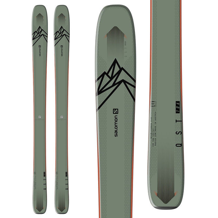Salomon QST 106 Skis + Warden MNC 13 Demo Bindings 2021
