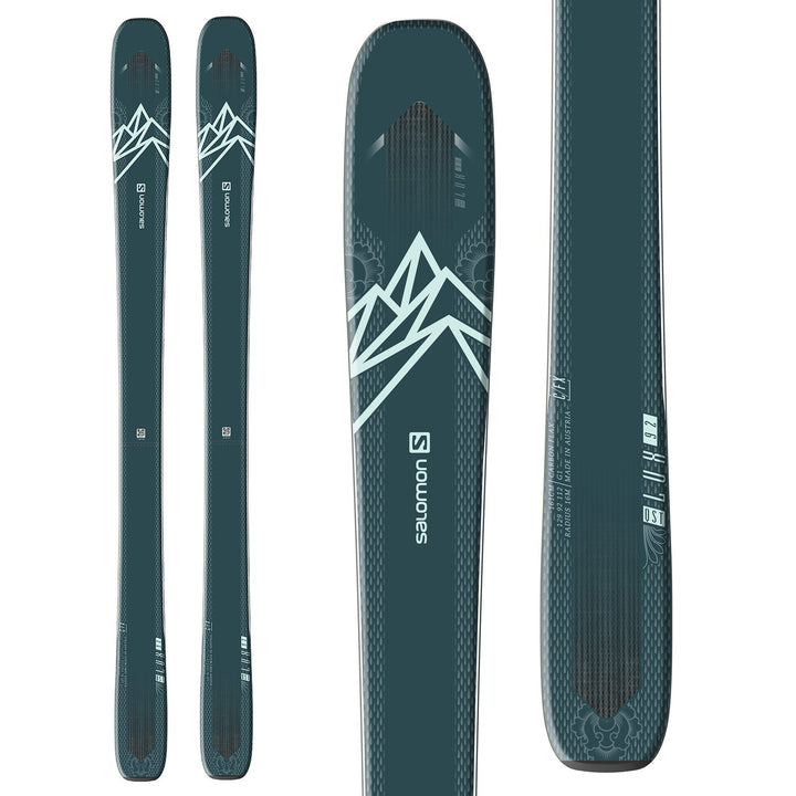 Salomon QST Lux 92 Skis + Warden MNC 11 Demo Bindings - Women's 2021