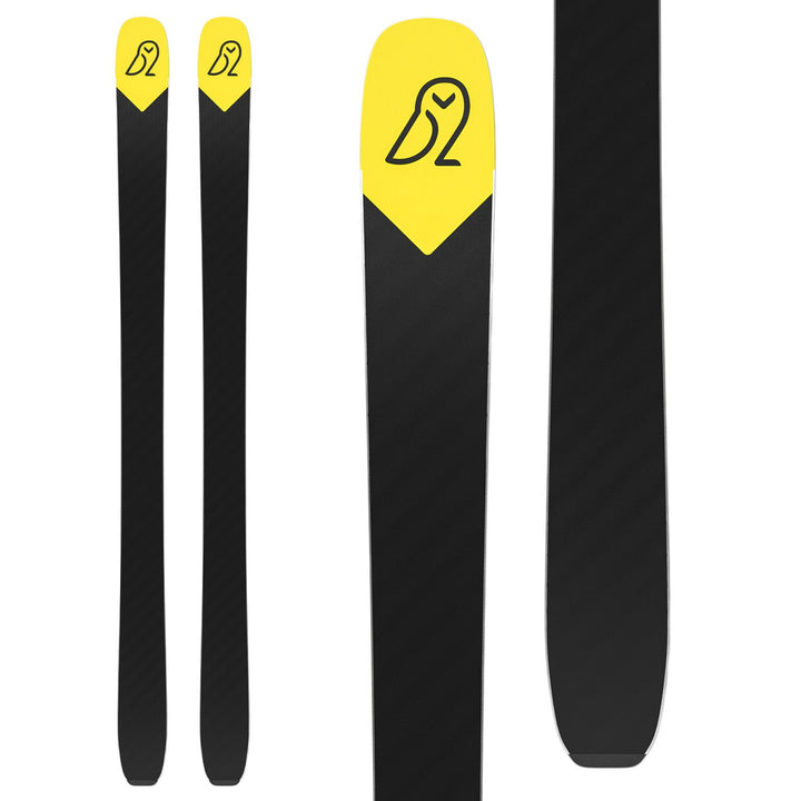 WNDR Alpine Vital 100 Reverse Skis + Marker Kingpin 10 Demo Bindings + Black Diamond Glidelite Skins 2021