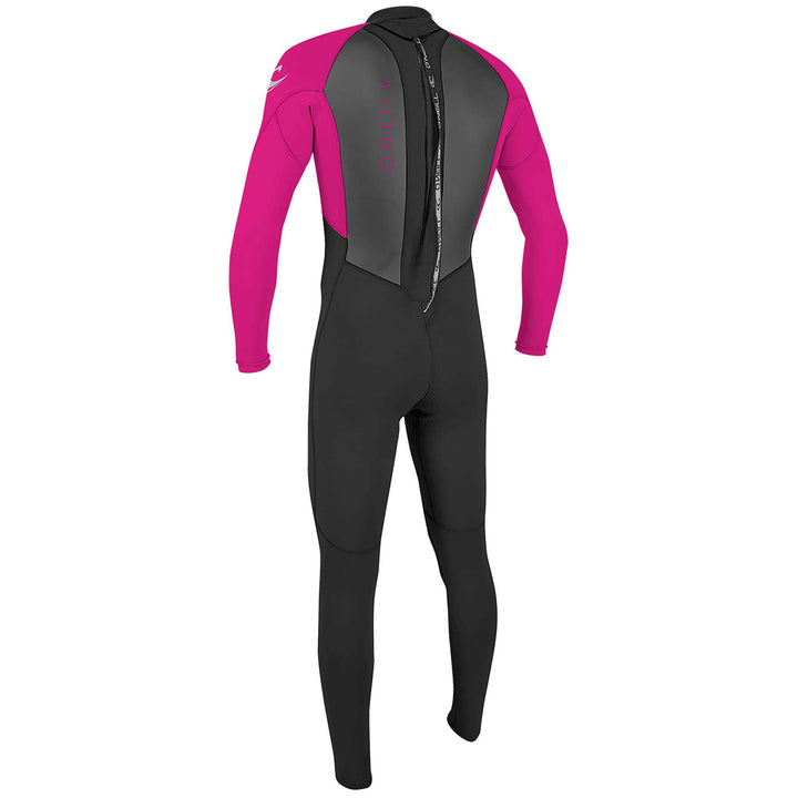 O'Neill 3/2 Reactor 2 Back Zip Wetsuit - Kids' Black/Berry
