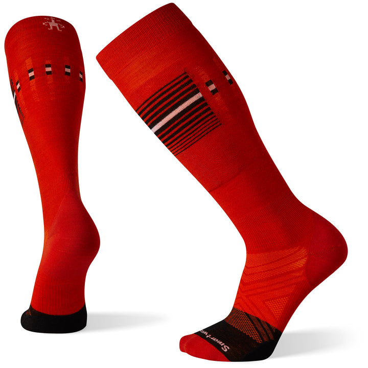 Smartwool Athlete Edition Ski Race OTC Socks Tandoori Orange