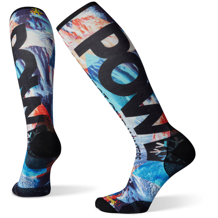 Smartwool Performance Ski Zero Cushion POW Print OTC Socks Capri