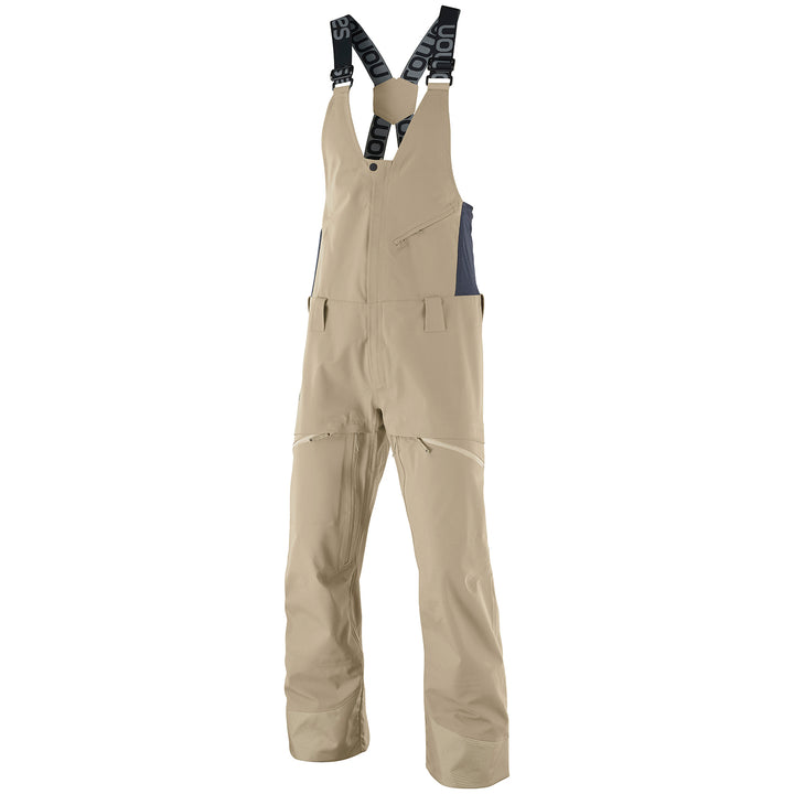 Salomon Stance 3L Bibs - Men's Roasted Cashew.