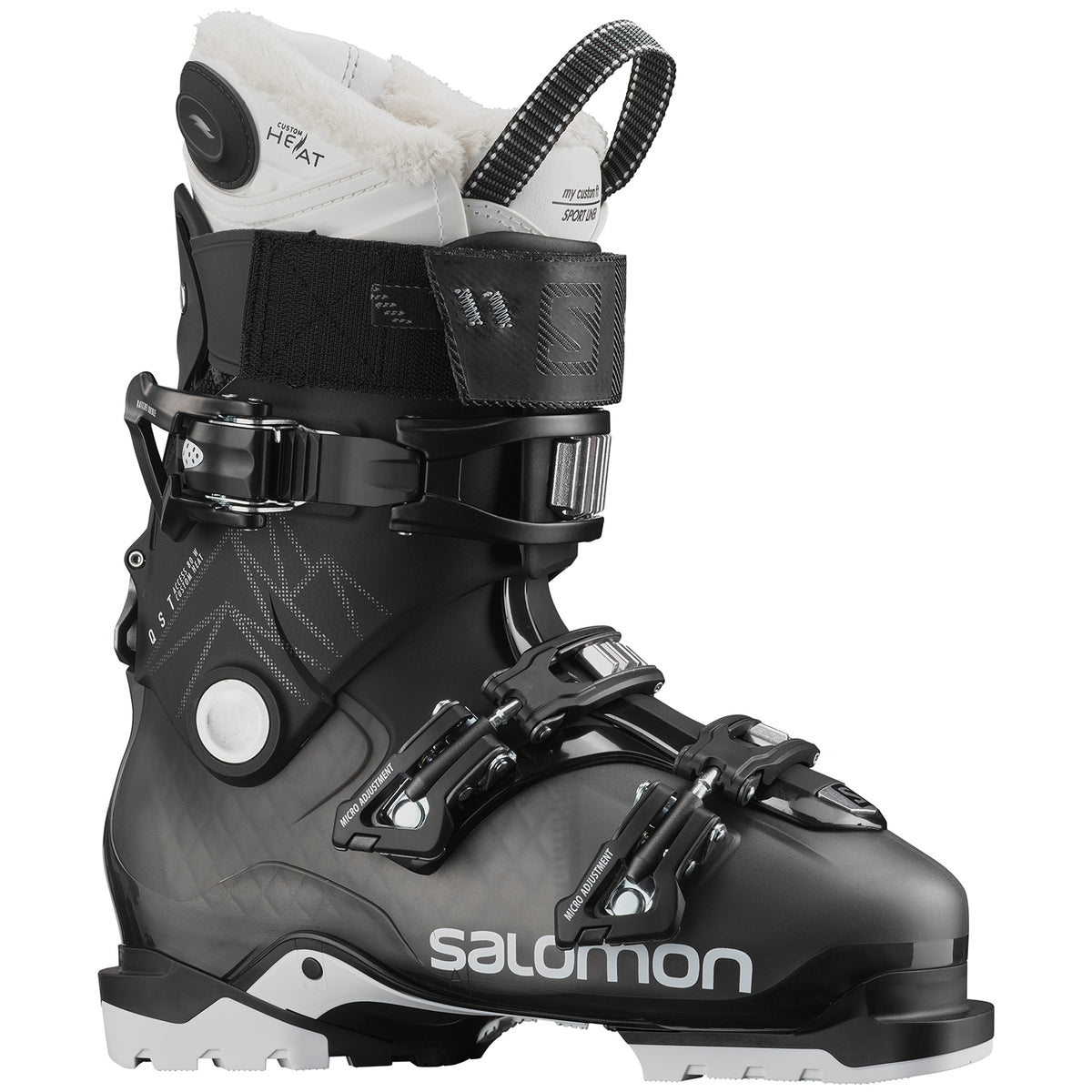 Salomon QST Access 80 Custom Heat W Ski Boots - Women's 2022 Anthracite Translucent