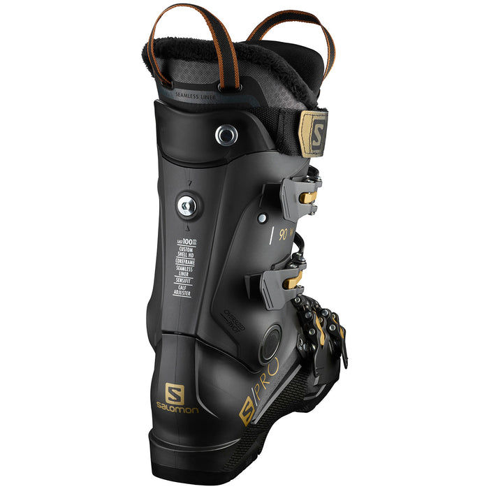 Salomon S/Pro 90 W GW Ski Boots - Women's 2023 Belluga/Metallic Black