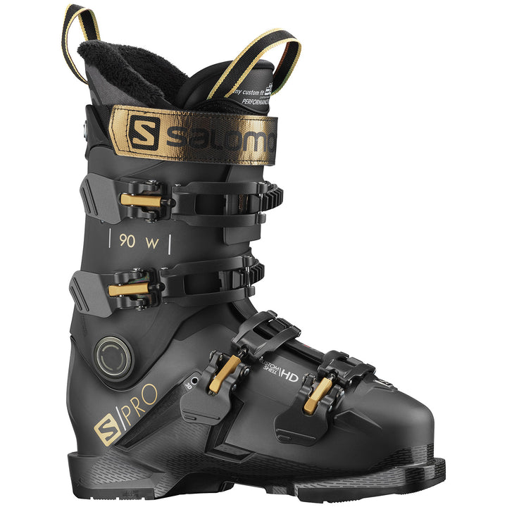 Salomon S/Pro 90 W GW Ski Boots - Women's 2023 Belluga/Metallic Black