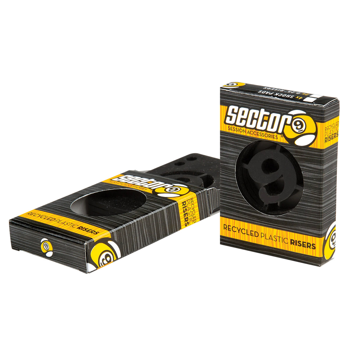 Sector 9 Angled Riser Pads Black