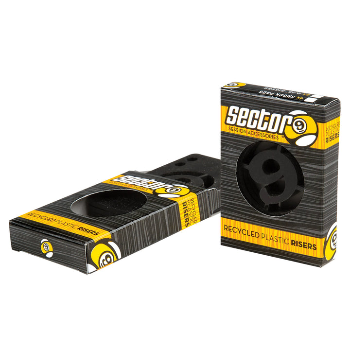 Sector 9 Angled Riser Pads Black