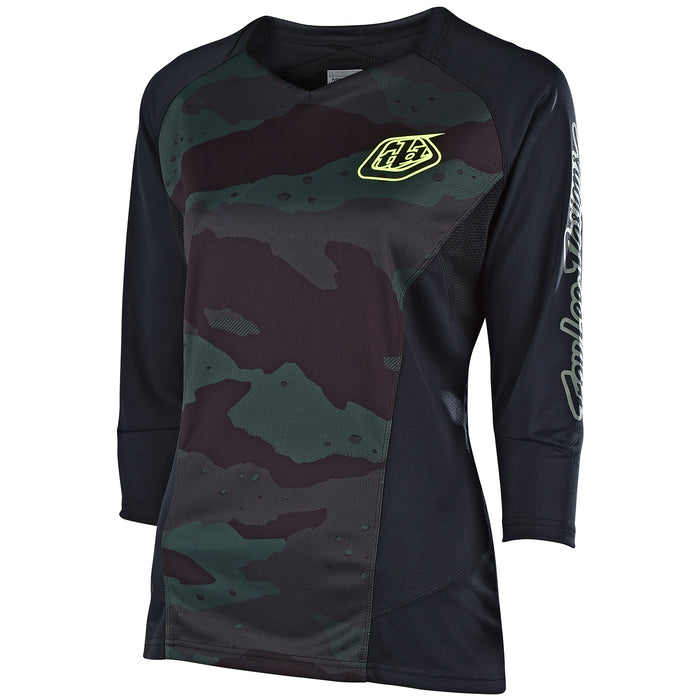 Troy Lee Designs Ruckus 3/4 Jersey - Women's Camo Black/Green