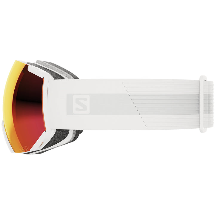 Salomon Radium Goggles White/Sigma Poppy Red