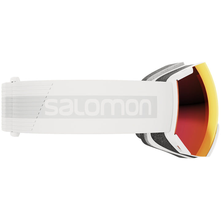 Salomon Radium Goggles White/Sigma Poppy Red